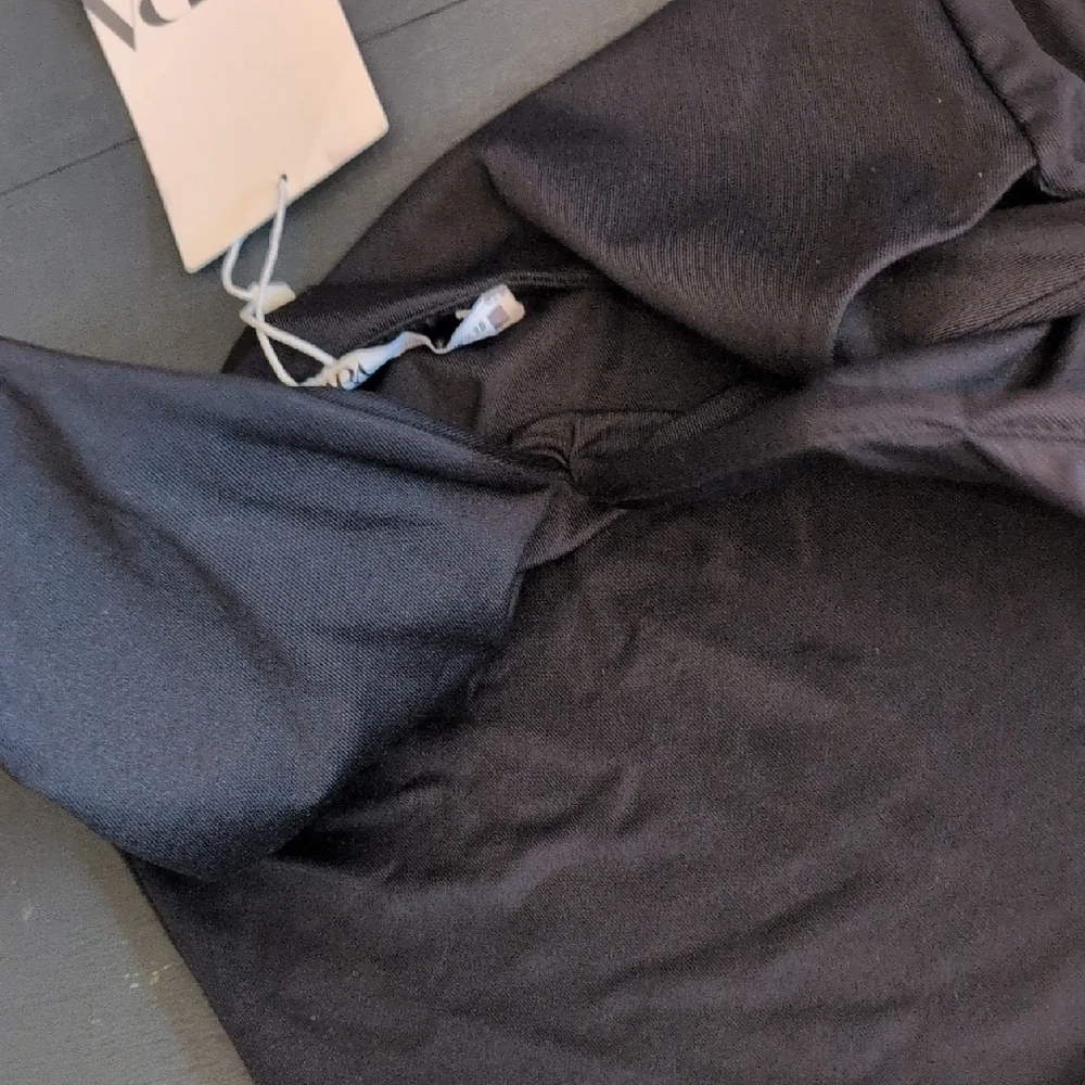 Zara Black Sleeveless Asymmetrical Bodysuit - Picture 7 of 9